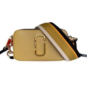 Marc Jacobs Snapshot Crossbody Bag with Multicolor Strap
